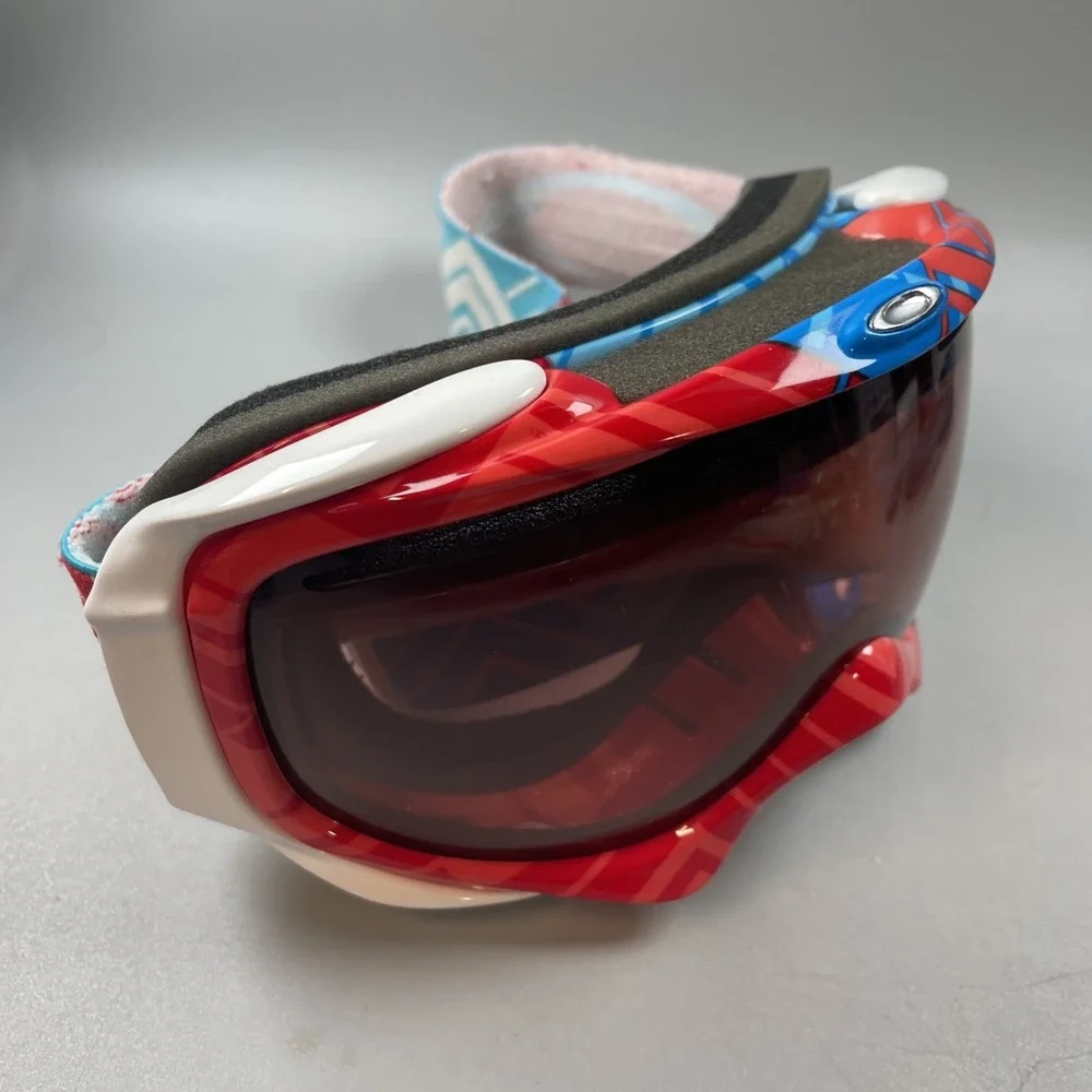 OAKLEY SPLICE BLUE RED TEXT /H.I. PERSIMMON SNOW GOGGLE
